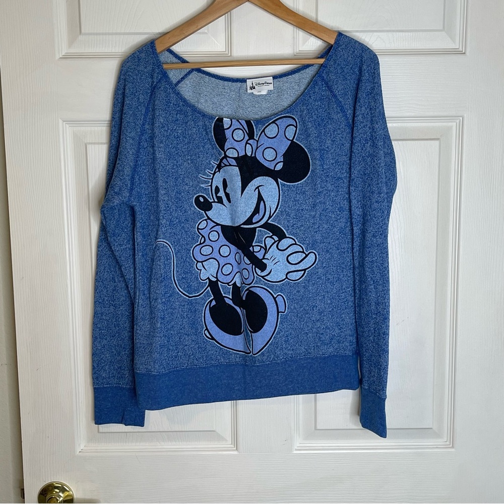 Disney Blue Minnie Mouse Sweatshirt